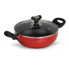 VSN NS Glamour Karai with Lid (Red) - 24 cm