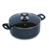 TPR NS Glamour Casserole with Lid (Ash) - 24cm