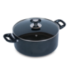 TPR NS Glamour Casserole With Lid IB (Ash)-28cm