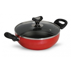 VSN NS Glamour Karai with Lid (Red) - 24 cm