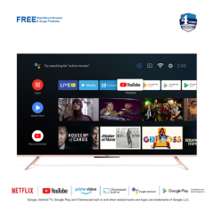 VISION 55" LED TV OFFICIAL ANDROID 4K G3S GALAXY