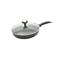 TPR NS Glamour Fry Pan with Lid (Ash) - 22 cm