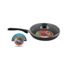 TPR NS Glamour Fry Pan with Lid (Ash) - 24cm