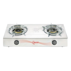 DOUBLE SS AUTO LPG GAS STOVE (QUEEN CI)