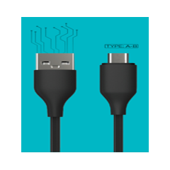 PROTON FAST CHARGING-USB CABLE-RE-002-3A-TYPE B