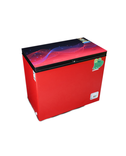 VSN GD Chest Freezer RE-250L Magic Line Maroon