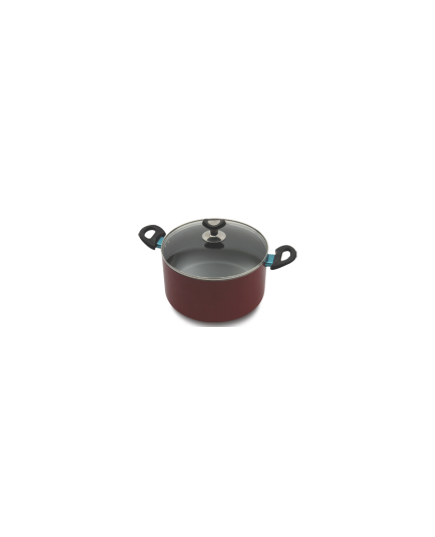 TPR NS Glamour Casserole With Lid IB (Red)-28cm