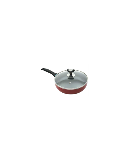 Vision NS Glamour Fry Pan with Lid (Marun) -26 CM