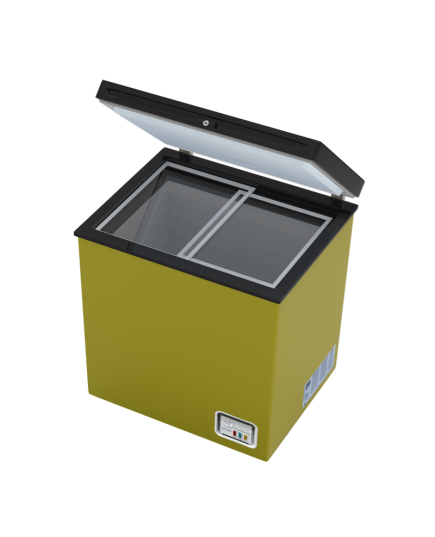 VSN GD Chest Freezer RE-150L Lemon Yellow