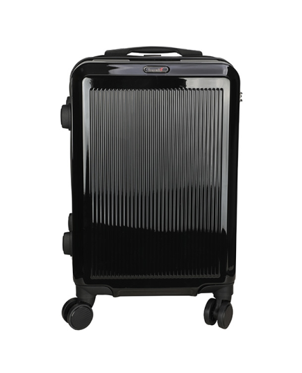 Travello Royal Zipper Luggage 20" Black