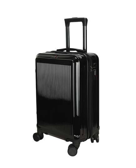 Travello Royal Zipper Luggage 20" Black