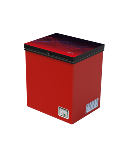 VSN GD Chest Freezer RE-150L Maple Leaf Red Wave