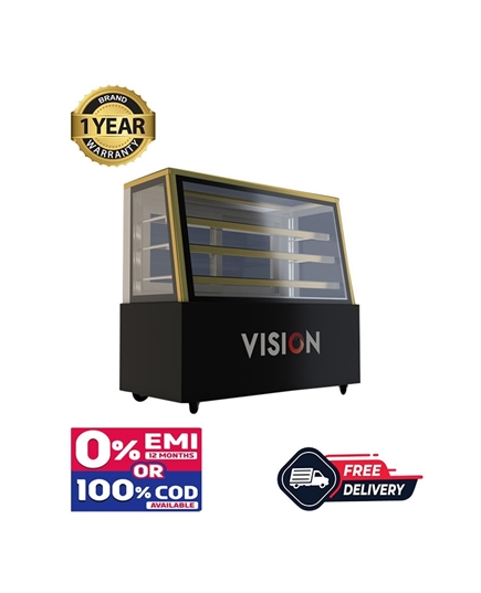 VISION Straight Glass Cake Cooler 4X2.5X4FT