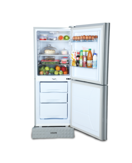 VSN GD Refrigerator RE-185L Pink Tulip Black-BM