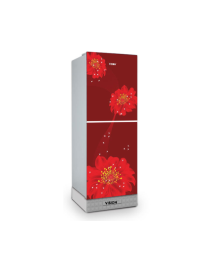 VSN GD Refrigerator RE-217L Red Juhua Flower -TM