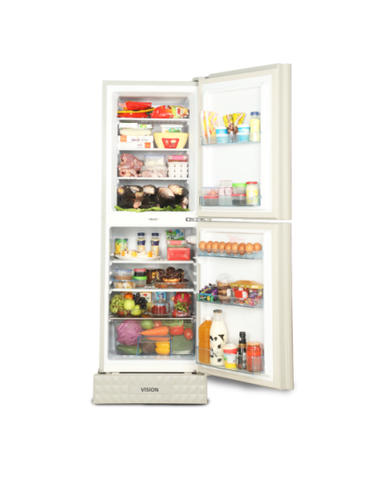 VSN GD Refrigerator RE-217L Red Juhua Flower -TM