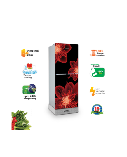 VSN GD Refrigerator RE-150L Dahlia Red -TM