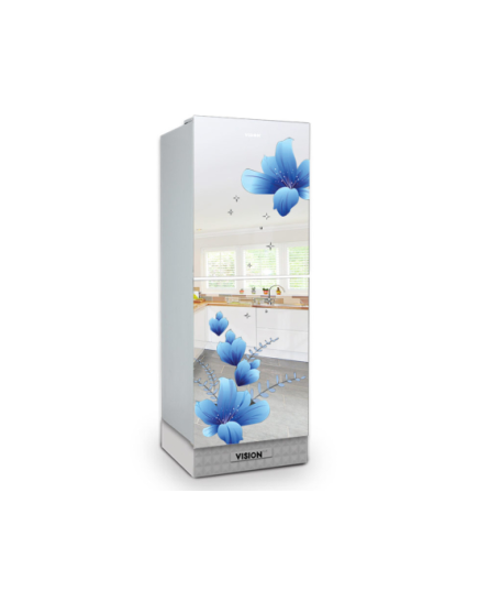 VSN GD Refrigerator RE-200L Mirror Blue FL-TM