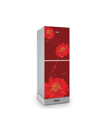 VSN GD Refrigerator RE-238L Red Juhua Flower -BM