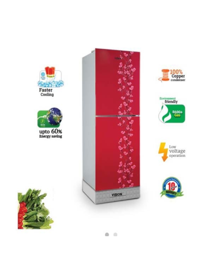 VISION Refrigerator RE-262 L Red lily Flower-TM