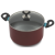 TPR NS Glamour Casserole With Lid (Red)- 28cm