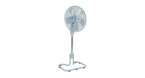 VISION Heavy Stand Fan-Trendy-Gray 5 Blades-18"