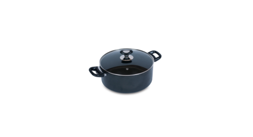 TPR NS Glamour Casserole with Lid (Ash) - 26cm