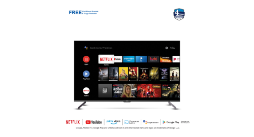 VISION 43" LED TV GOOGLE ANDROID 4K Q2S INFINITY