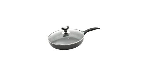 TPR NS Regular Fry Pan with Lid (Black) - 26 cm