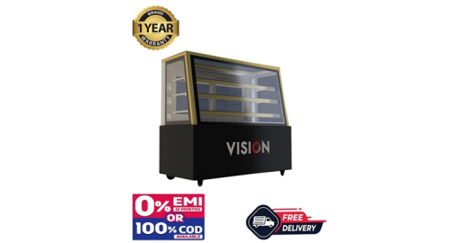 VISION Straight Glass Cake Cooler 4X2.5X4FT